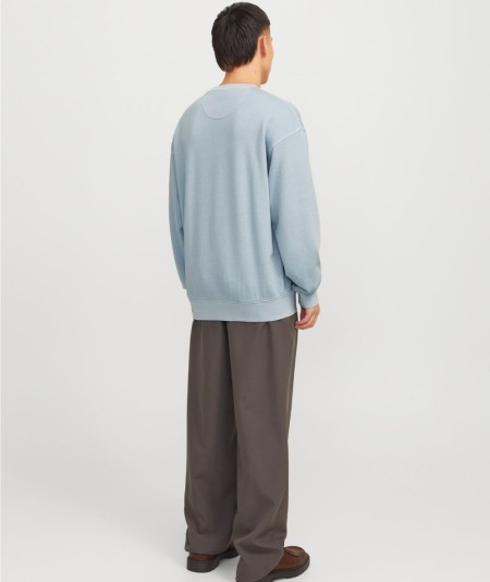 Sudadera indigo hombre Jack & Jones cuello redondo