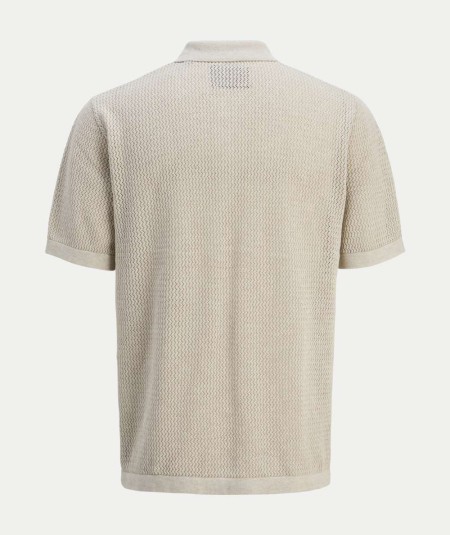 Polo color tosta hombre Jack & Jones manga corta