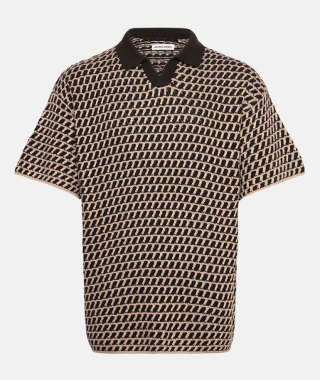 Polo color string hombre Jack & Jones de punto manga corta