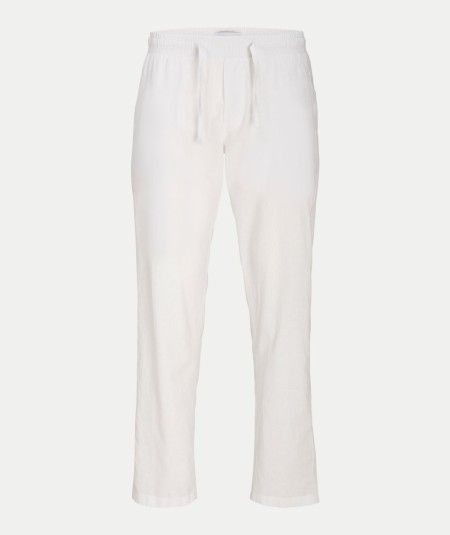 Pantalón blanco hombre Jack & Jones corte relaxed