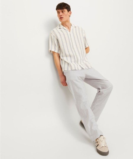 Pantalón negro hombre Jack & Jones corte relaxed