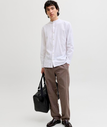 Pantalón negro hombre Jack & Jones corte relaxed