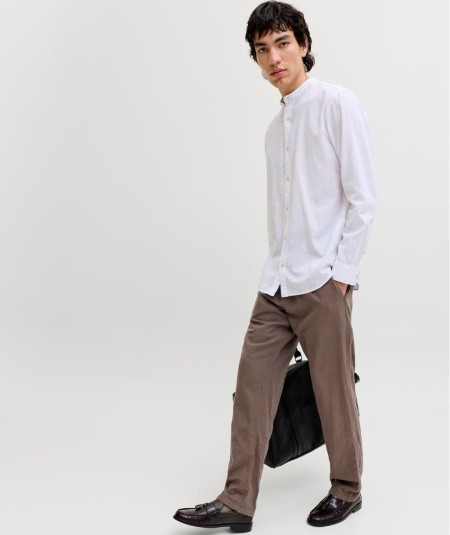 Pantalón negro hombre Jack & Jones corte relaxed