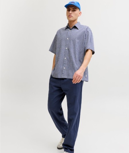 Pantalón navy hombre Jack & Jones corte relaxed