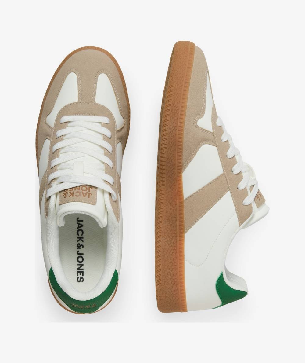 Zapatillas crudo hombre Jack & Jones caña baja estilo casual