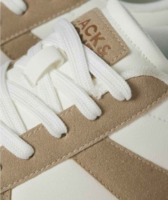 Zapatillas crudo hombre Jack & Jones tobillo acolchado cómodo