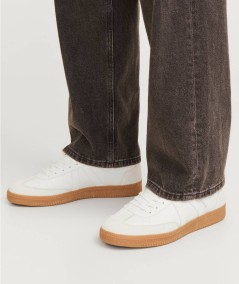 Zapatillas blancas hombre material sintético moderno España