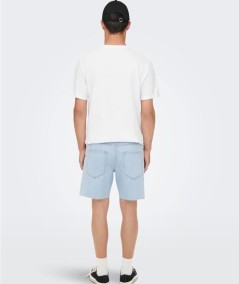 Pantalones cortos ácido hombre con cierre de cremallera España