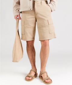 Shorts cargo color tosta hombre Jack & Jones con bolsillos España