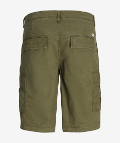 Bermudas kaki cargo hombre ajuste cómodo España