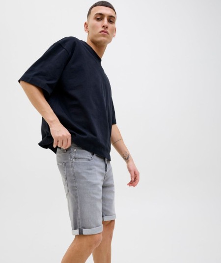 Shorts vaqueros gris hombre Jack & Jones estilo casual en España