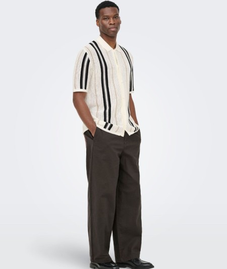 Jersey polo crudo hombre Only & Sons manga corta España