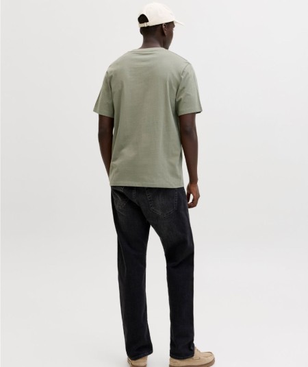 Camiseta kaki hombre Jack & Jones algodón orgánico España