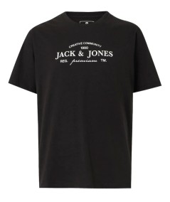 Camiseta básica negra hombre manga corta España