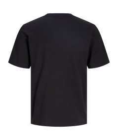 Camiseta negra hombre cuello redondo casual España