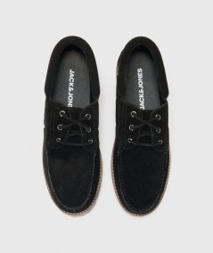 Zapatos negros hombre piel nobuk estilo elegante España