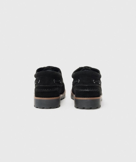 Zapatos negros hombre Jack & Jones modelo 12285236 de cuero España
