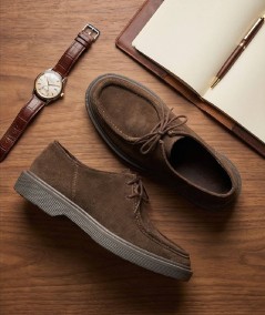 Zapatos marrón hombre ante estilo casual elegante España