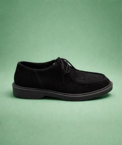 Mocasines negros hombre Jack & Jones modelo 12285292 de piel ante España