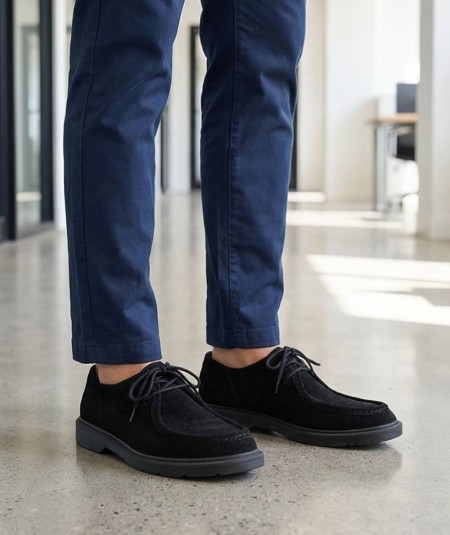 Zapatos negros hombre ante estilo casual elegante España