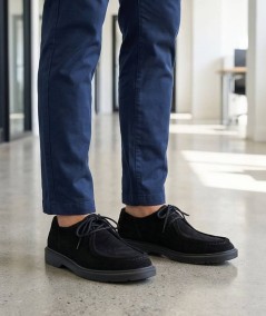 Zapatos negros hombre ante suaves y cómodos España