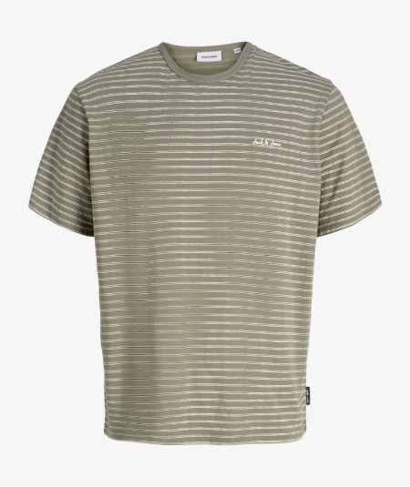 Camiseta beige hombre cuello redondo manga corta cómoda España
