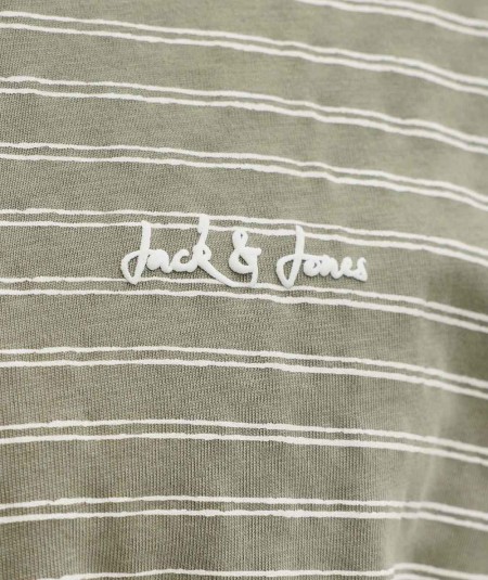 Camiseta beige hombre cuello redondo manga corta cómoda España