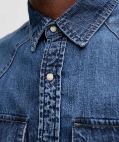 Camisa vaquera azul medio hombre cómoda para uso diario España