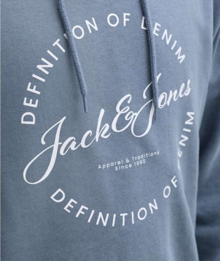 Sudadera azul hombre Jack & Jones modelo 12288378 con capucha España