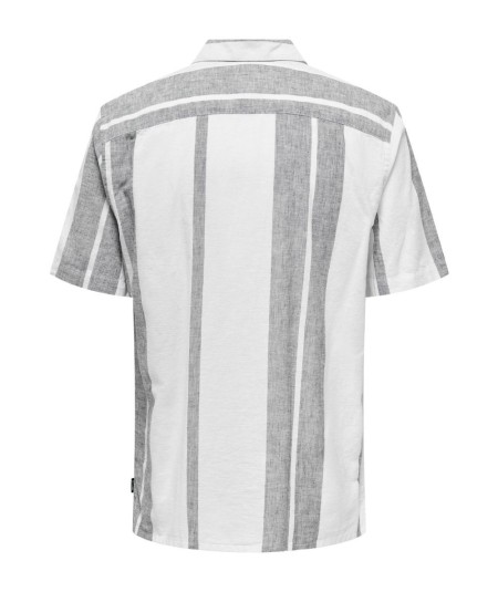 Camisa crudo hombre Only & Sons modelo 22026109 cuello cubano España