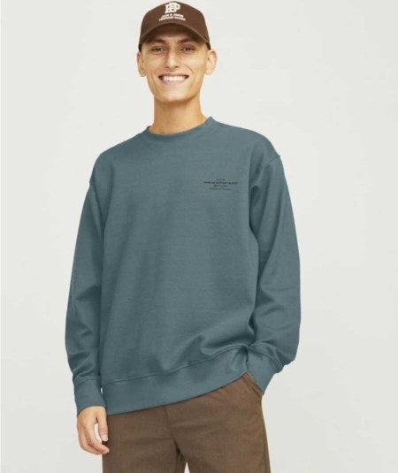 Sudadera stone hombre Jack & Jones modelo 12261386 cuello redondo España