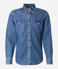 Camisa vaquera hombre manga larga algodón resistente España