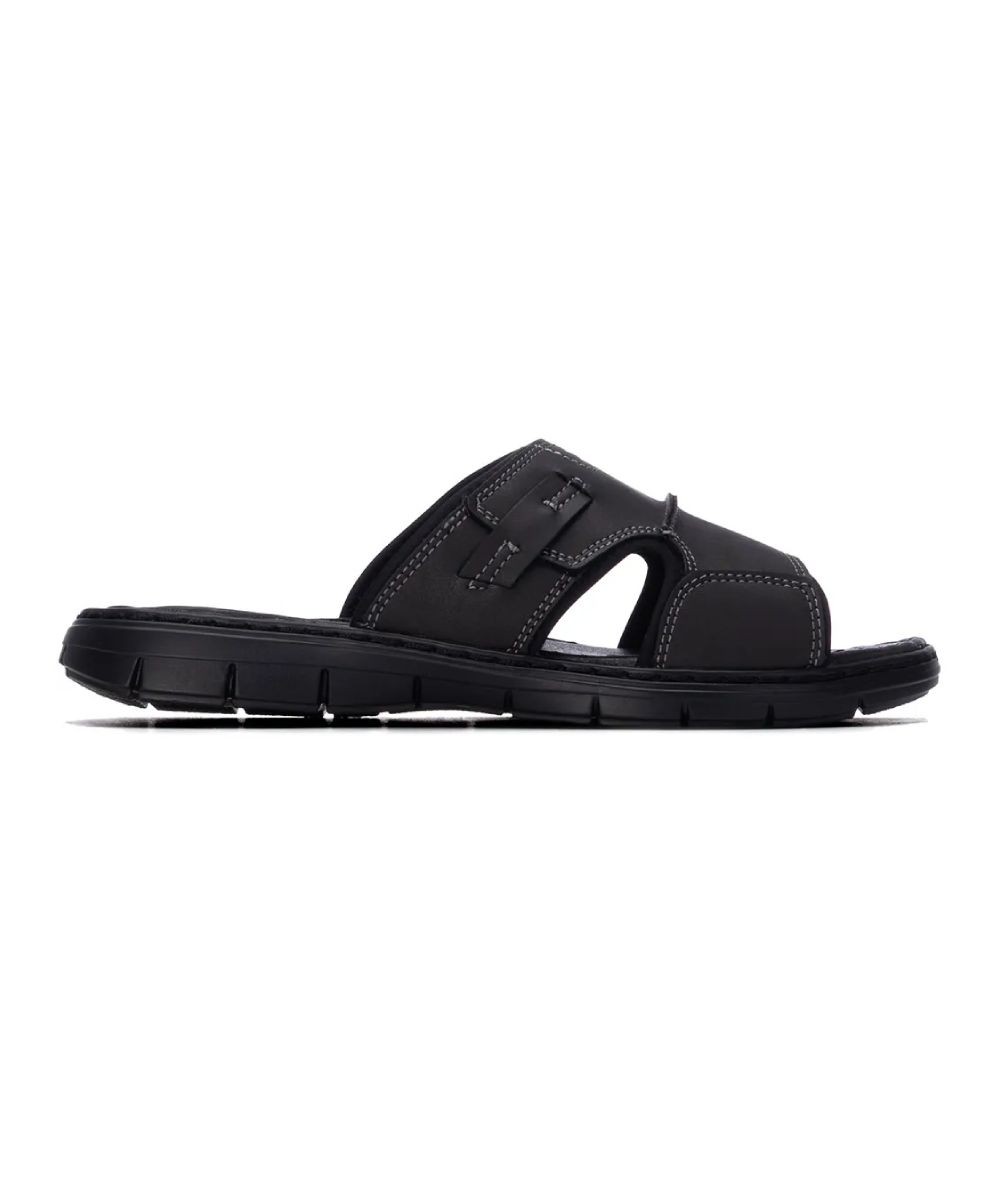 Sandalias negras hombre XTI modelo 145789 cómodas verano España