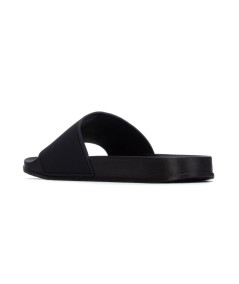 Chanclas negras hombre material goma resistente flexible España