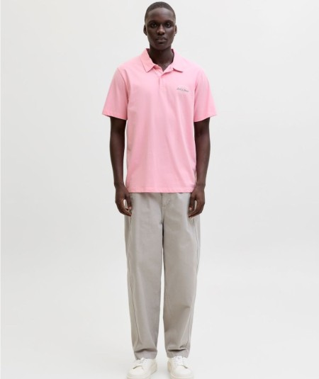 Polo Hombre Jack & Jones Algodón Logo Casual  12288118