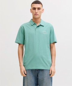 Polo Hombre Jack & Jones Algodón Logo Casual  12288118