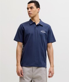Polo Hombre Jack & Jones Algodón Logo Casual  12288118