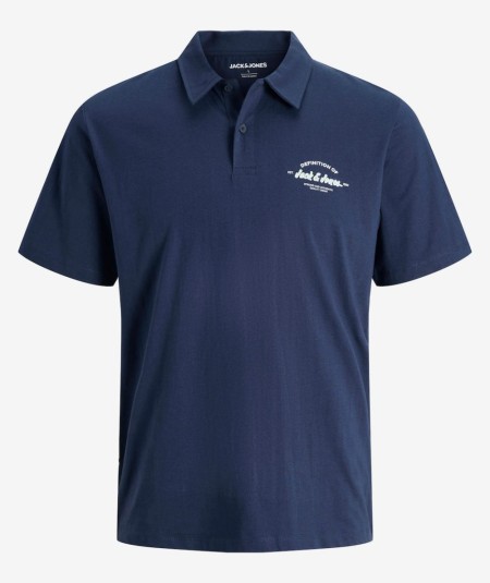 Polo Hombre Jack & Jones Algodón Logo Casual  12288118