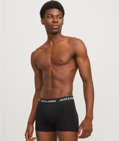 Pack 3 Bóxers Hombre Jack & Jones Algodón Elástico  12171944