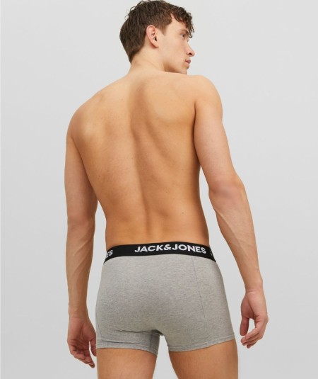 Pack 3 Bóxers Hombre Jack & Jones Algodón Elástico  12160750