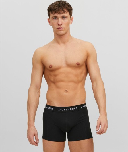 Pack 3 Bóxers Hombre Jack & Jones Algodón Elástico  12160750