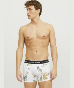 Pack de 3 boxers para hombre Jack and Jones 12273114 en algodón elástico suave y transpirable con cinturilla cómoda ideal para 