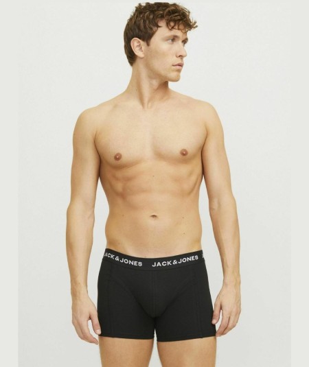 Pack de 3 boxers para hombre Jack and Jones 12273114 en algodón elástico suave y transpirable con cinturilla cómoda ideal para 