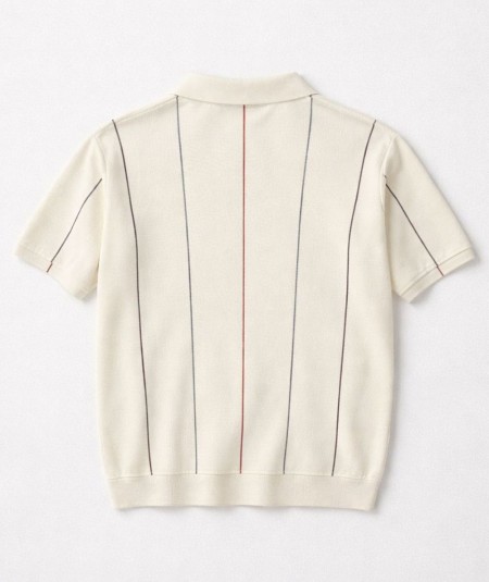 Polo Hombre con Cremallera Estampado de Rayas  Only & Sons Onswyler Primavera/Verano