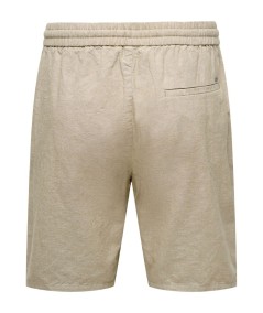 Short Hombre Only & Sons Lino Algodón Cintura Elástica  22024967