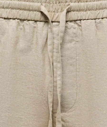 Short Hombre Only & Sons Lino Algodón Cintura Elástica  22024967