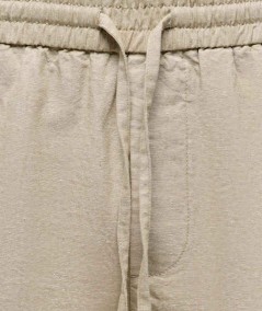 Short Hombre Only & Sons Lino Algodón Cintura Elástica  22024967