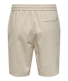 Short Hombre Only & Sons Lino Algodón Cintura Elástica  22024967