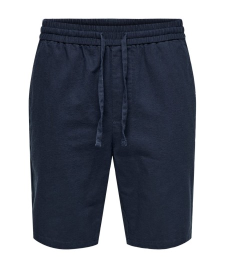 Short Hombre Only & Sons Lino Algodón Cintura Elástica  22024967