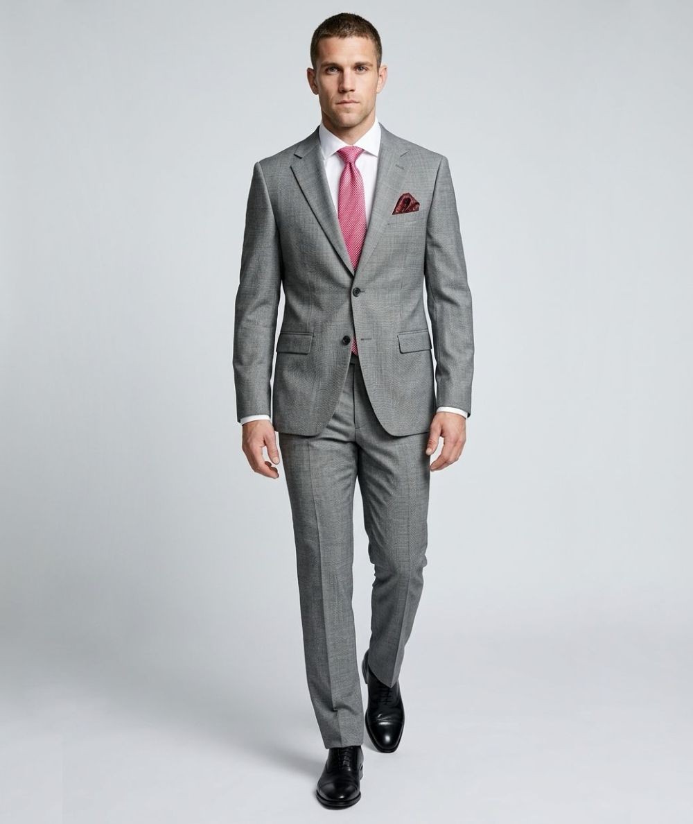 Traje de ceremonia para hombre Capelhi modelo Oxford 280 elegante en tejido con lana poliéster y elastano ideal para bodas y ev